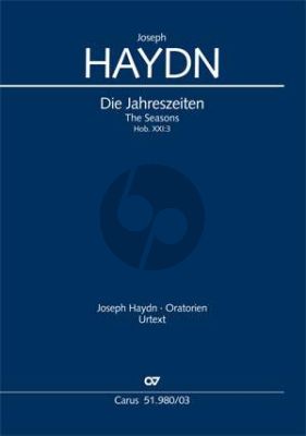 Haydn Die Jahreszeiten Hob. XXI:3 Soli-Chor und Orchester (Klavierauszug) (Ernst Herttrich)