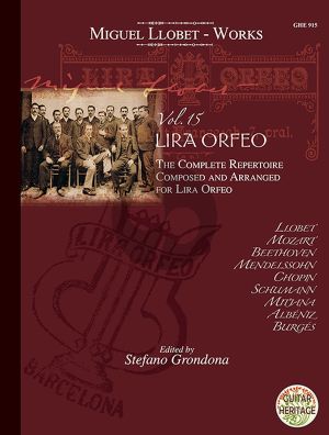 Llobet Guitar Works Vol. 15 Lira Orfeo (Stefano Grondona)