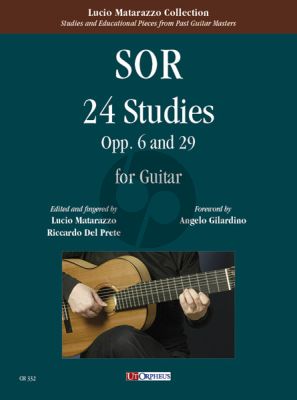 Sor 24 Studies Op. 6 and Op. 29 for Guitar (edited by Lucio Matarazzo and Riccardo Del Prete)