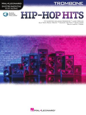 Hip-Hop Hits Instrumental Play-Along for Trombone (Book with Audio online)