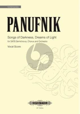 Panufnik Songs of Darkness, Dreams of Light SATB Semichorus, Chorus and Orchestra (Vocal Score)