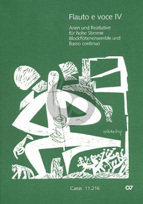 Flauto e Voce IV Hohe Stimmen-Blockflötenensemble und Bc (Partitur) (Klaus Hofmann und Peter Thalheimer)