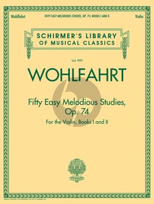 50 Easy and Melodious Studies Op.74 Violin Complete Edition
