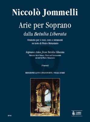Jommelli Betulia Liberata - Arias for Soprano with Piano (edited by Gaetano Pitarresi)