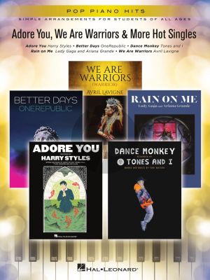 Adore You, We Are Warriors & More Hot Singles (Pop Piano Series)