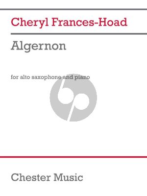 Frances-Hoad Algernon for Alto Saxophone and Piano