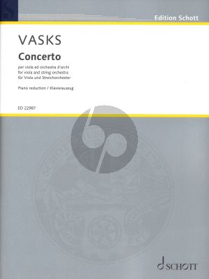 Vasks Concert for Viola and Piano (Piano Reduction by Claus-Dieter Ludwig)