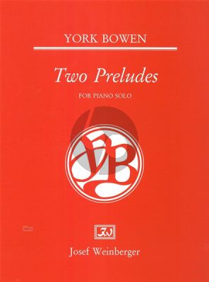Bowen 2 Preludes Op. 100 Piano solo