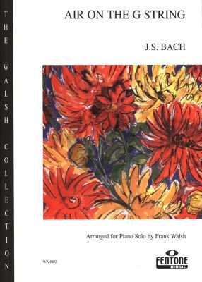 Bach Air on the G String from Orchestral Suite BWV 1068 D-Major Piano Solo (Arranged for Piano Solo by Frank Walsh)