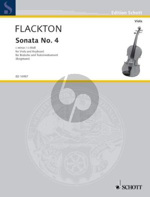 Flackton Sonata c-minor Op. 2 No. 8 Viola and Piano (Walter Bergmann)