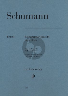 Schumann Liederkreis Op.24 Low (edited by Kazuko Ozawa) (Henle-Urtext)