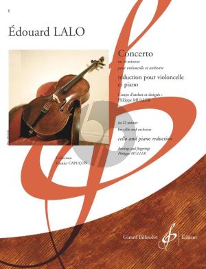 Lalo Concerto d-minor Violoncello and Orchestra (piano reduction) (edited by Philippe Muller)