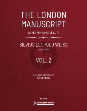 Weiss The London Manuscript Vol.2 for Guitar Solo (arranged by Michel Cardin)
