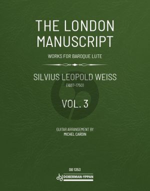 Weiss The London Manuscript Vol.3 for Guitar Solo (arranged by Michel Cardin)