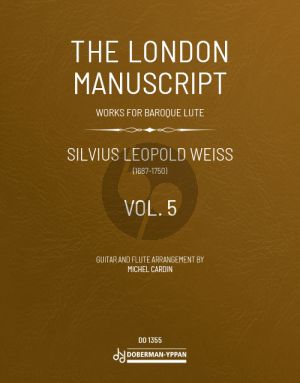 Weiss The London Manuscript Vol.5 for Guitar and Flute (arranged by Michel Cardin)