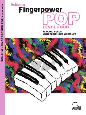 Schaum Fingerpower Pop – Level 4 Piano solo (10 Piano Solos with Technique Warm-Ups) (edited by James Poteat)