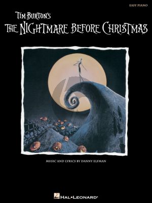 Elfman The Nightmare before Christmas Easy Piano