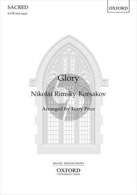 Rimsky-Korsakov Glory SATB and Brass Ensemble with Timpani and Organ (Vocal Score) (transcr. by Terry Price)