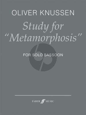 Knussen Study for Metamorphosis Bassoon solo