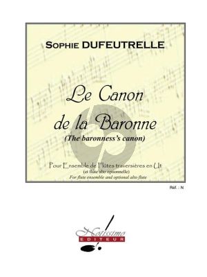 Dufeutrelle Canon De La Baronne for Flute Ensemble (C) (Score)