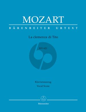 Mozart La Clemenza di Tito KV 621 Vocal Score Hardcover (edited by Franz Giegling) (ital./germ.)