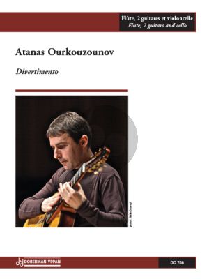 Ourkouzounov Divertimento Flute, 2 Guitars Violoncello (Score and Parts)