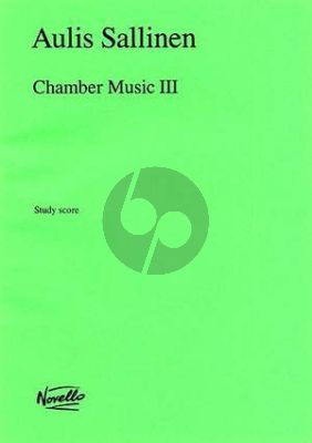 Sallinen Chamber Music III Op. 58 Violoncello and String Orchestra (Study Score)