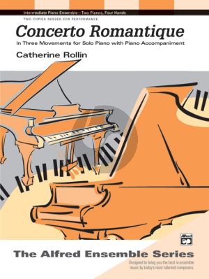 Rolin Concerto Romantique for Solo Piano with Piano accompaniment (3 Movements)