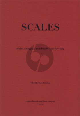 Duindam Scales for Violin (Scales, arpeggio's and double stops for violon)