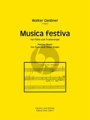 Gleissner Musica Festiva (2019) Flote und Truhenorgel