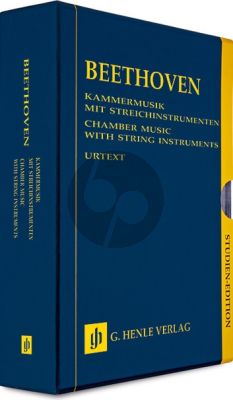 Beethoven Kammermusik mit Streichinstrumenten - 13 Bände im Schuber (Studienpartitur) (Henle-Urtext)