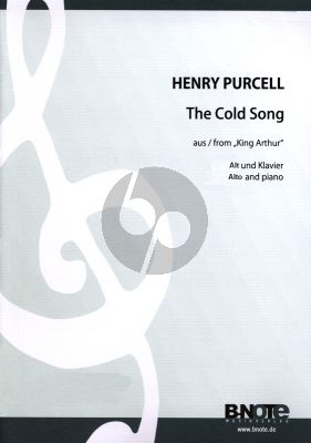 Purcell The Cold Song (What Power art Thou) from King Arthur Alto Voice and Piano