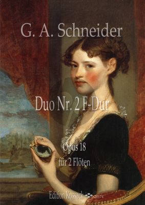Schneider Duo F-Dur No.2 Op.18 für 2 Flöten (Part./Stimmen)