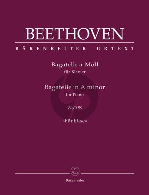 Beethoven Bagatelle A-minor WoO 59 "Für Elise" Piano solo (edited by Mario Aschauer)