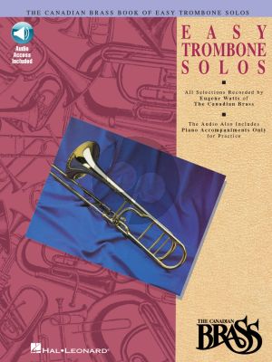 Canadian Brass Book of Easy Trombone Solos (Book with Audio online (includes Piano Acompaniment))