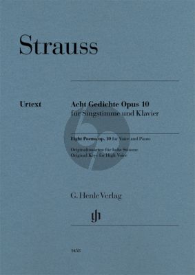 Strauss 8 Gedichte Op. 10 für Hohe Singstimme und Klavier (Annette Oppermann)