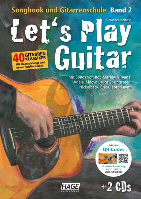 Espinosa Let's Play Guitar Band 2 (mit 2 CDs und QR-Codes) Songbook und Gitarrenschule