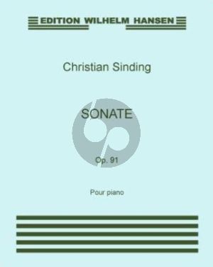 Sinding Sonata In B-Minor Op. 91 Piano solo