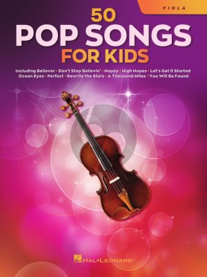 50 Pop Songs for Kids for Viola