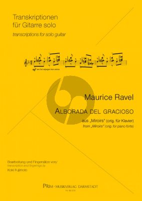Ravel Alborada del gracioso aus "Miroirs" für Gitarre (arr. Koki Fujimoto)