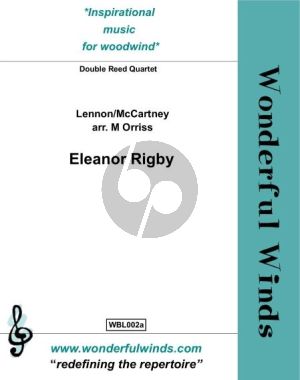 McCartney Eleanor Rigby 3 Oboes and Cor Anglais (Arranged by Mel Oriss) (Grade 6+)