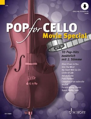 Pop for Cello - Movie Special 1 - 2 Cellos (Book with Audio online) (edited by Michael Zlanabitnig)