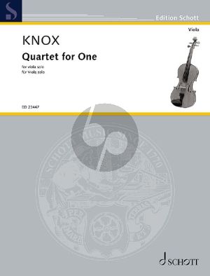 Knox Quartet for One for Viola solo
