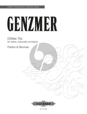 Genzmer Trio No. 3 Violine-Violoncello und Klavier (Part./Stimmen)
