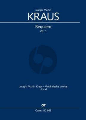 Kraus Requiem VB 1 Soli-Chor-Orchester (Partitur) (Wolfram Enslin)