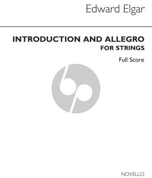 Elgar Introduction & Allegro Op.47 for String Quartet and Strings Fullscore