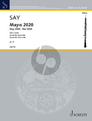 Say Mayıs 2020 Op. 91 Oboe solo (Sonata)