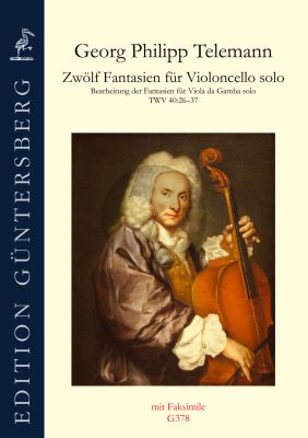 Telemann 12 Fantasien TWV 40 : 26 - 37 Violoncello solo (Christoph Habicht)