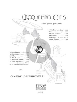 Delvincourt Croquembouches No.9 - Baba Piano Solo