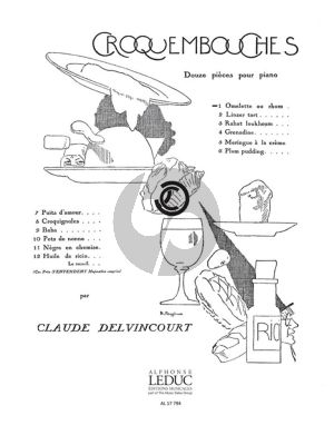 Delvincourt Croquembouches No.1 - Omelette au Rhum Piano Solo